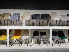 مقعد طعام مقعد مطعم ساق معدنية